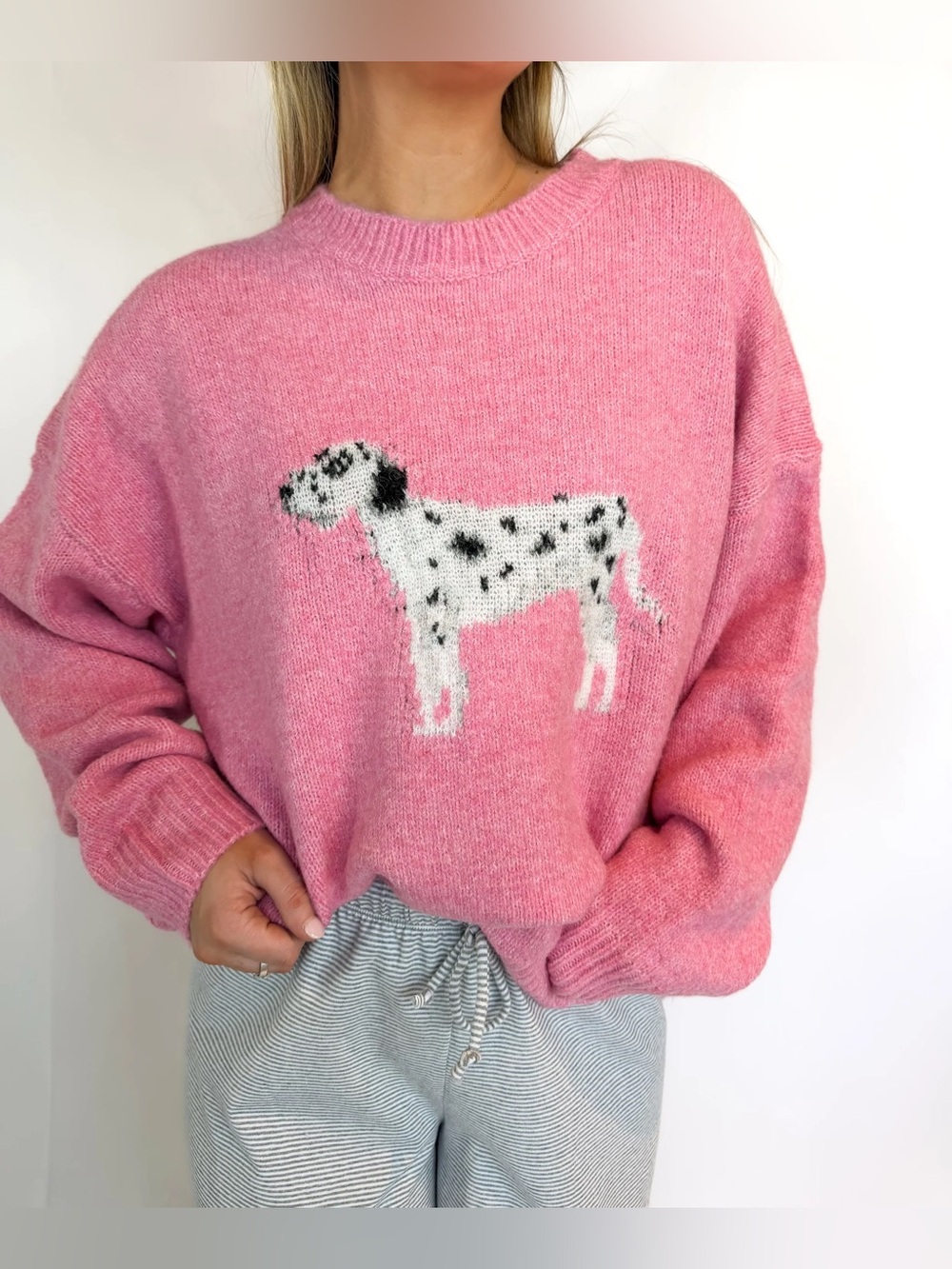 Dalmatian Crush Pullover